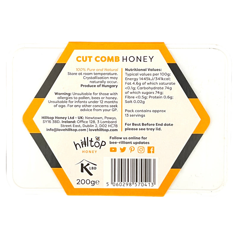 Hilltop Cut Comb Honey 200g