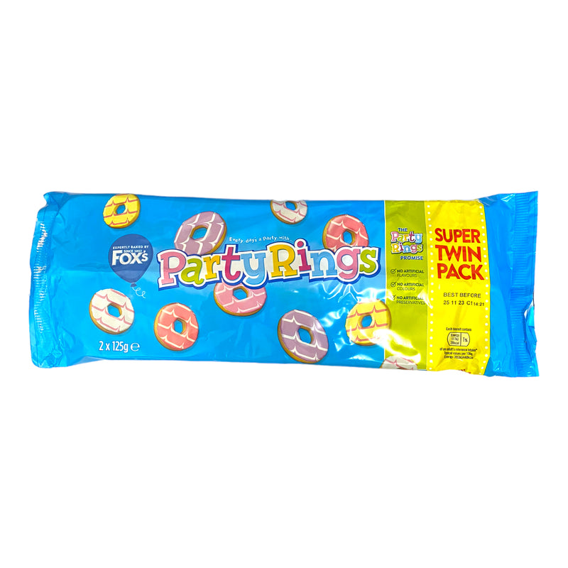 Fox’s Party Rings 2 x 125g