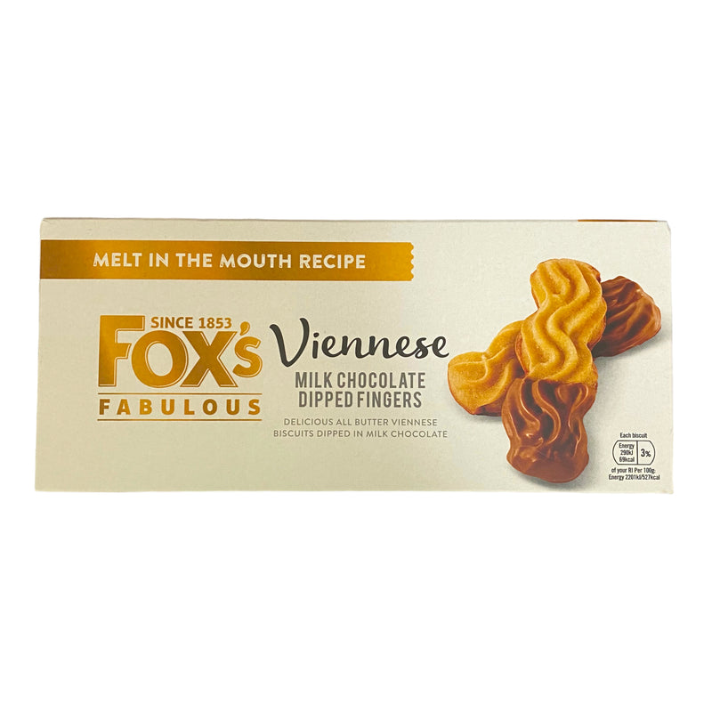 Fox’s Fabulous Viennese Milk Chocolate Dipped Fingers 105g