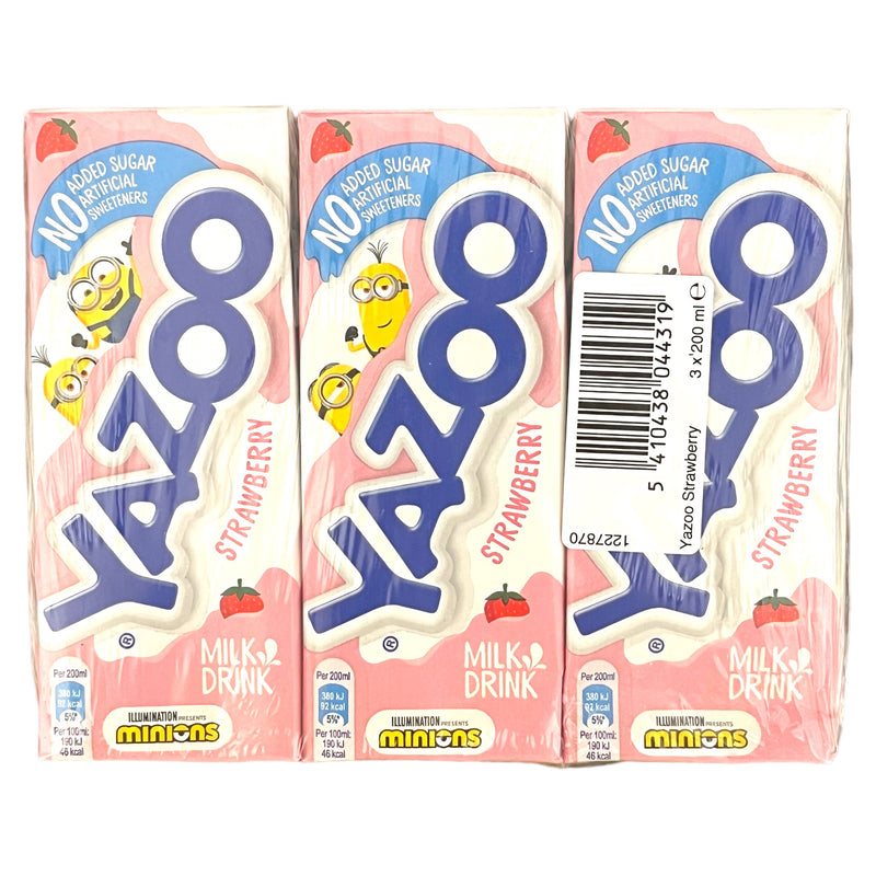 Yazoo Strawberry 3 x 200ml