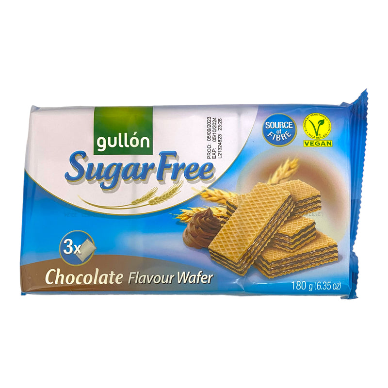 Gullon Sugar Free Wafer Chocolate Flavour Filling 180g