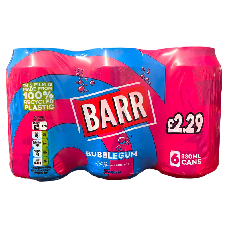 Barr Bubblegum 6x330ml