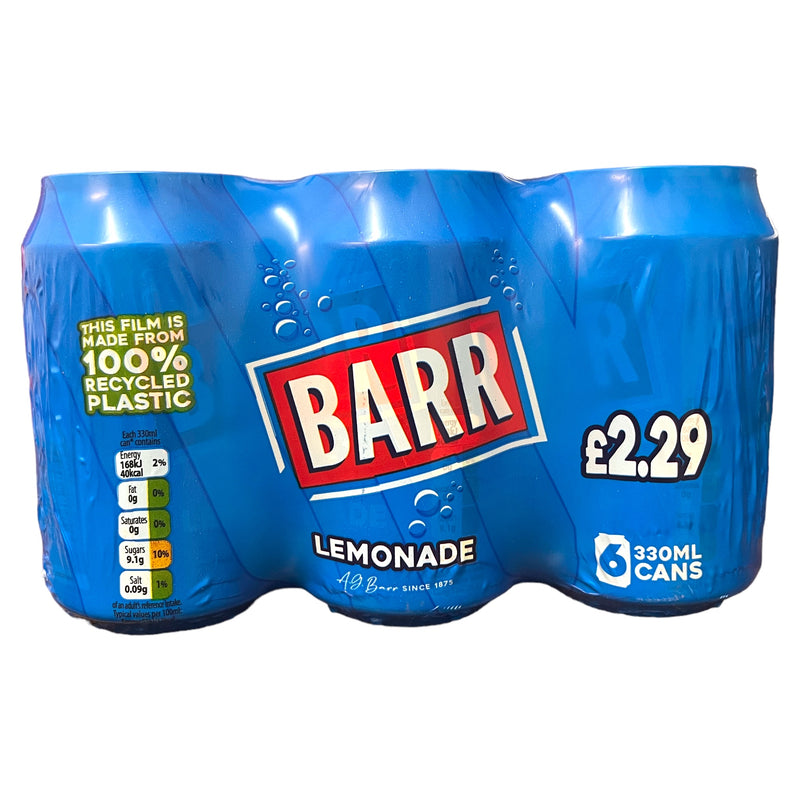 Barr Lemonade 6X330ml