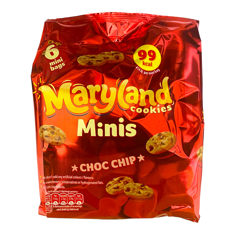 Maryland Cookies Treats Minis Choc Chip 6pk