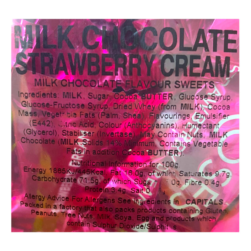 Cadbury Roses Milk Chocolate & Strawberry Cream 500g