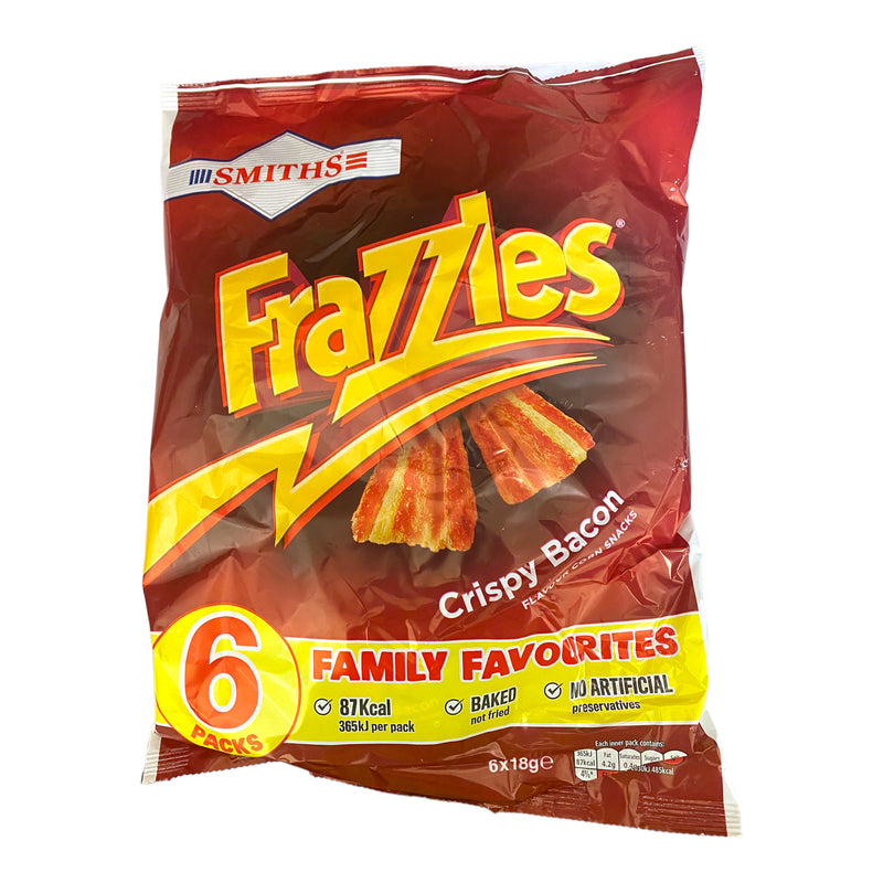 Smith’s Frazzles Crispy Bacon 6pk