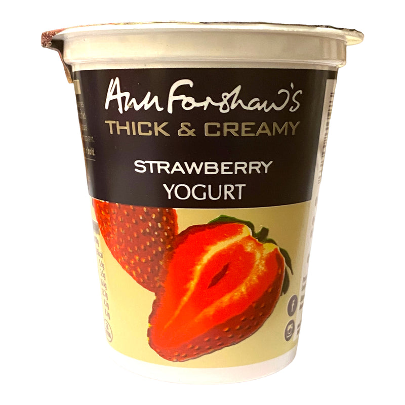 Ann Forshaws Strawberry Yogurt 125g