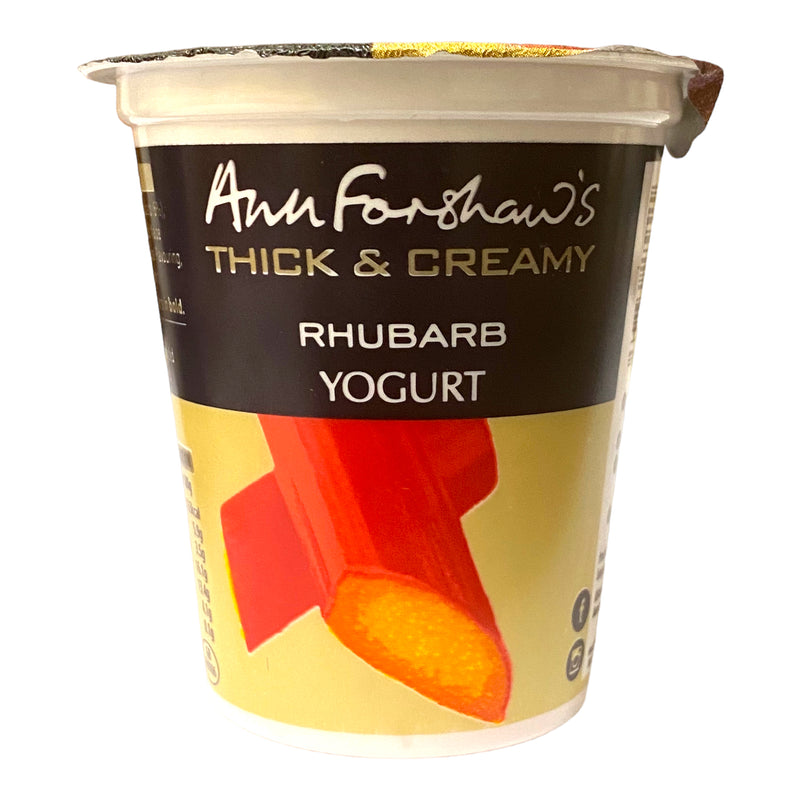 Ann Forshaws Rhubarb Yogurt 125g