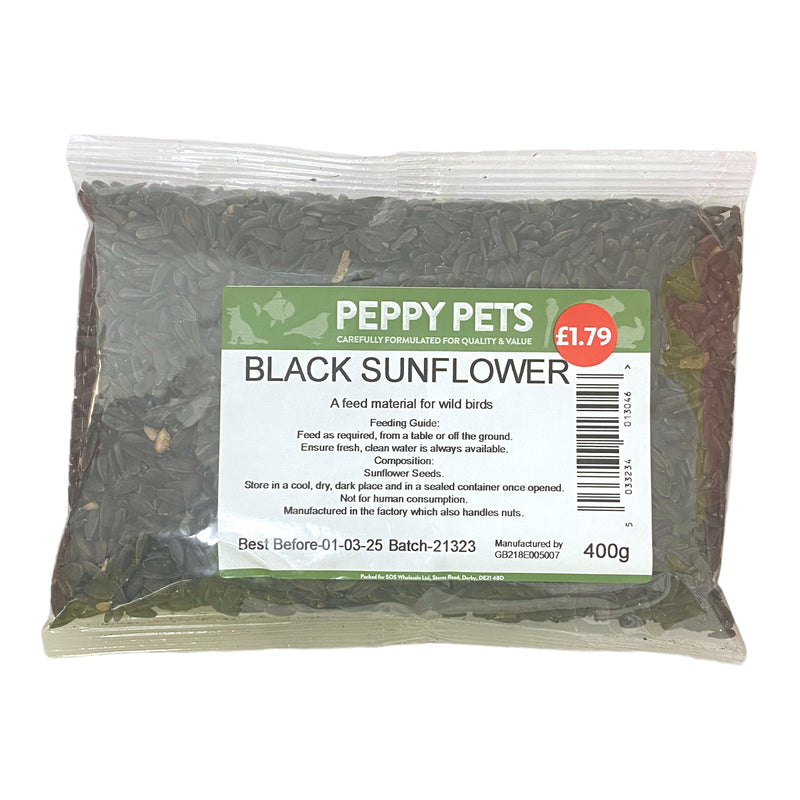 Peppy Pets Black Sunflower 400g