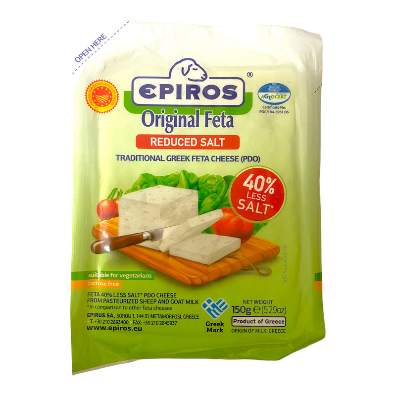 Epiros Original Feta Reduced Salt 180g
