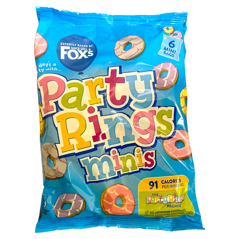 Fox’s Party Rings Minis 6 x 21g