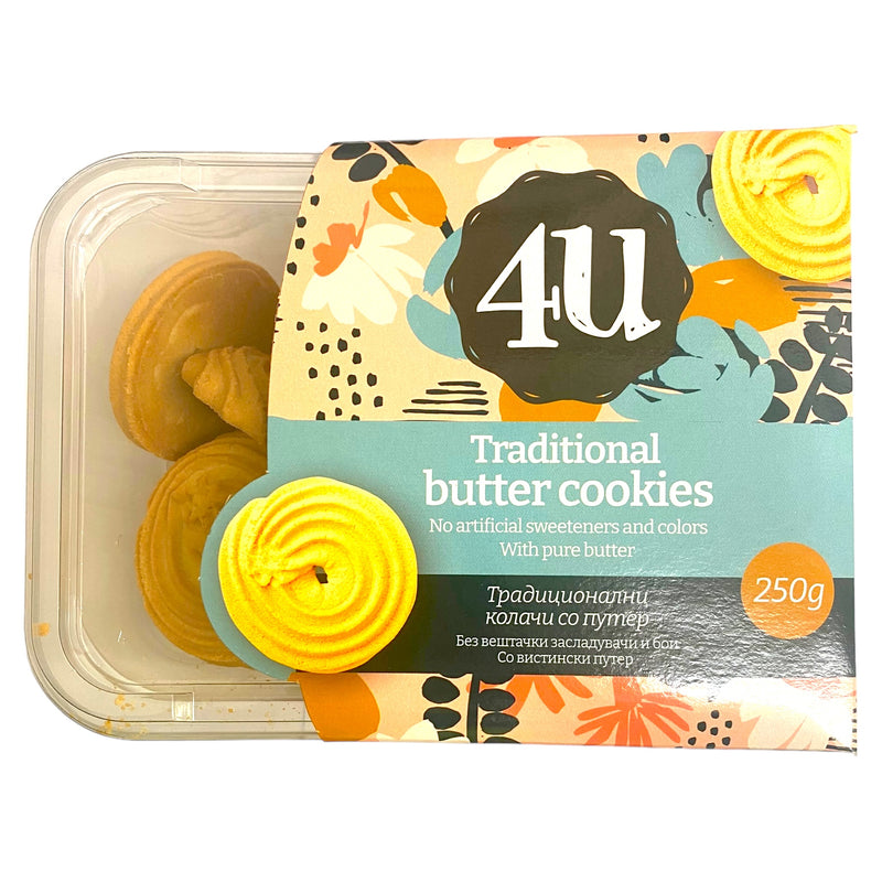 4U Traditional Butter Cookies 250g