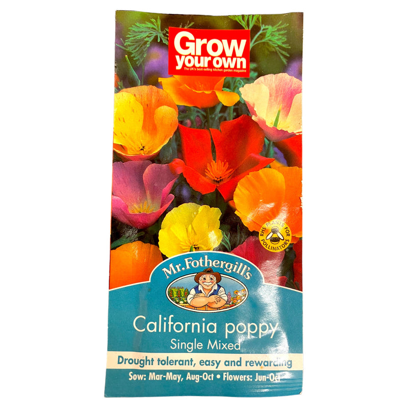 Mr Fothergills California Poppy Seeds
