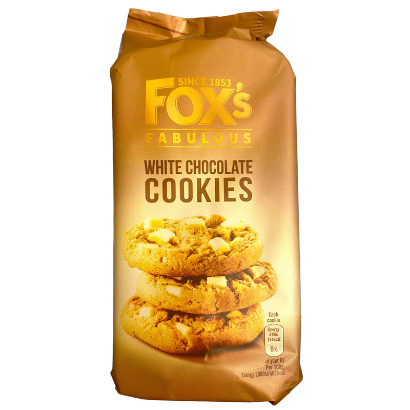 Fox’s Fabulous White Chocolate Cookies 180g