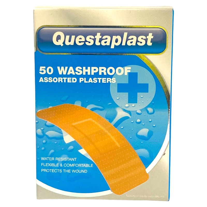 Questaplast Washproof Assorted Plasters x 50