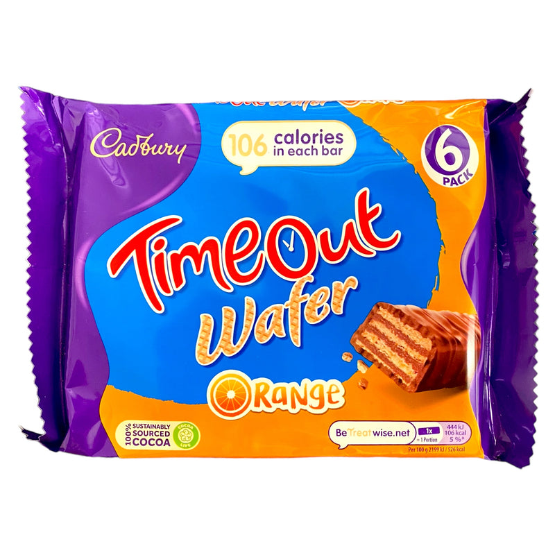 Cadbury TimeOut Orange 6 x 20.2g
