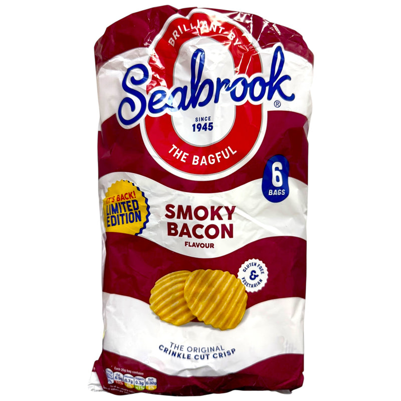 Seabrook Smoky Bacon 6pk