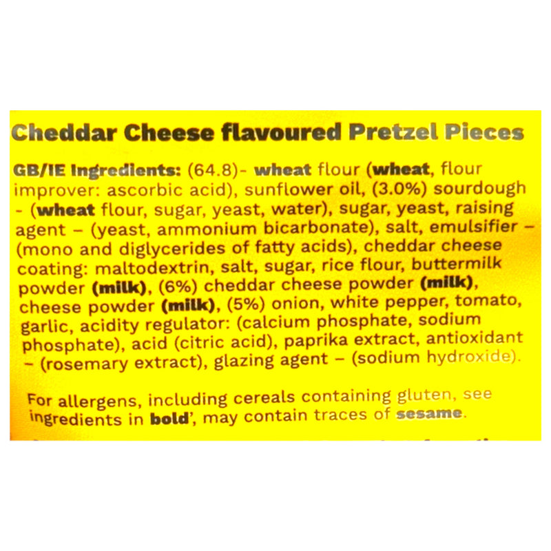 Munchkings Crush Pretzel Cheddar Cheese 125g