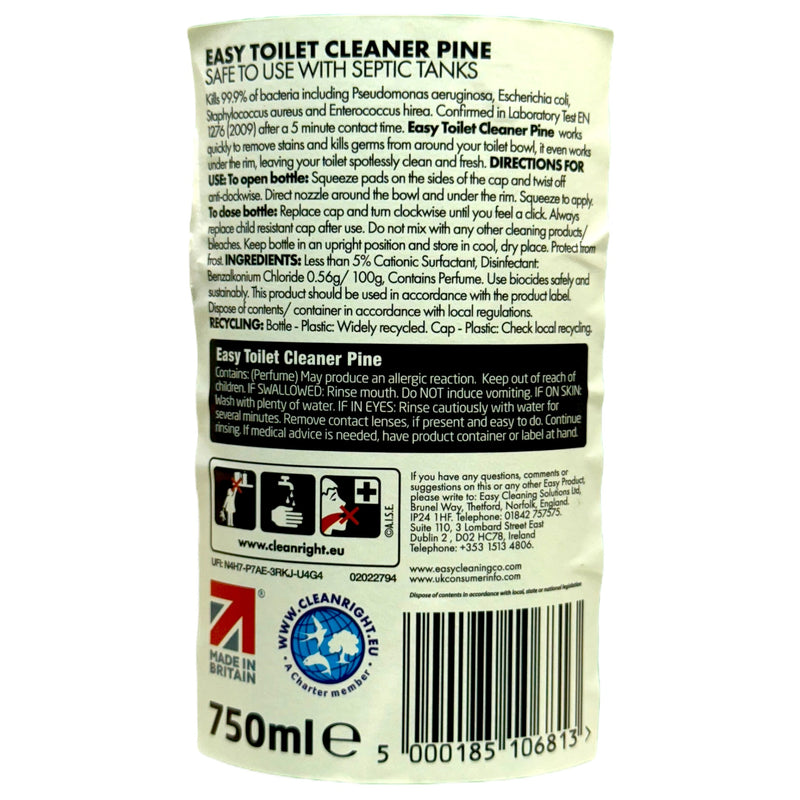 Easy Toilet Cleaner Pine 750ml
