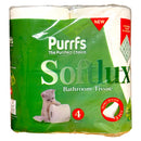 Purrfs Softlux Aloe Vera Toilet Roll 4pk