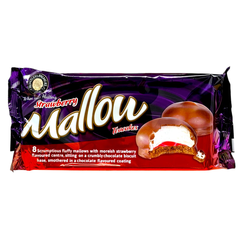 Huntley & Palmers Strawberry Mallow Teacakes 100g