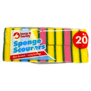 Keep it Handy Multicoloured Sponge Scourers 20pk