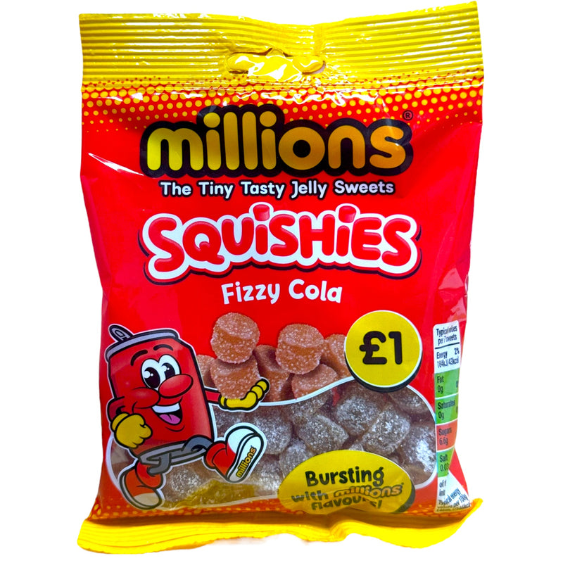 Millions Squishies Fizzy Cola 100g