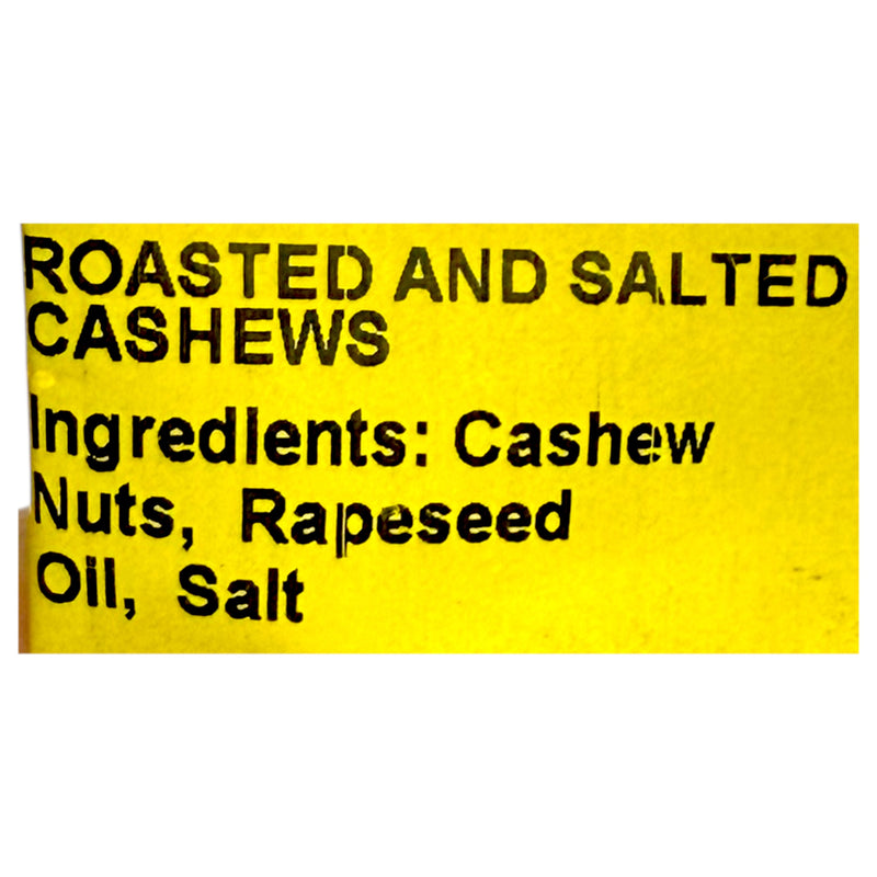 Sunshine Roasted & Salted Cashews 50g