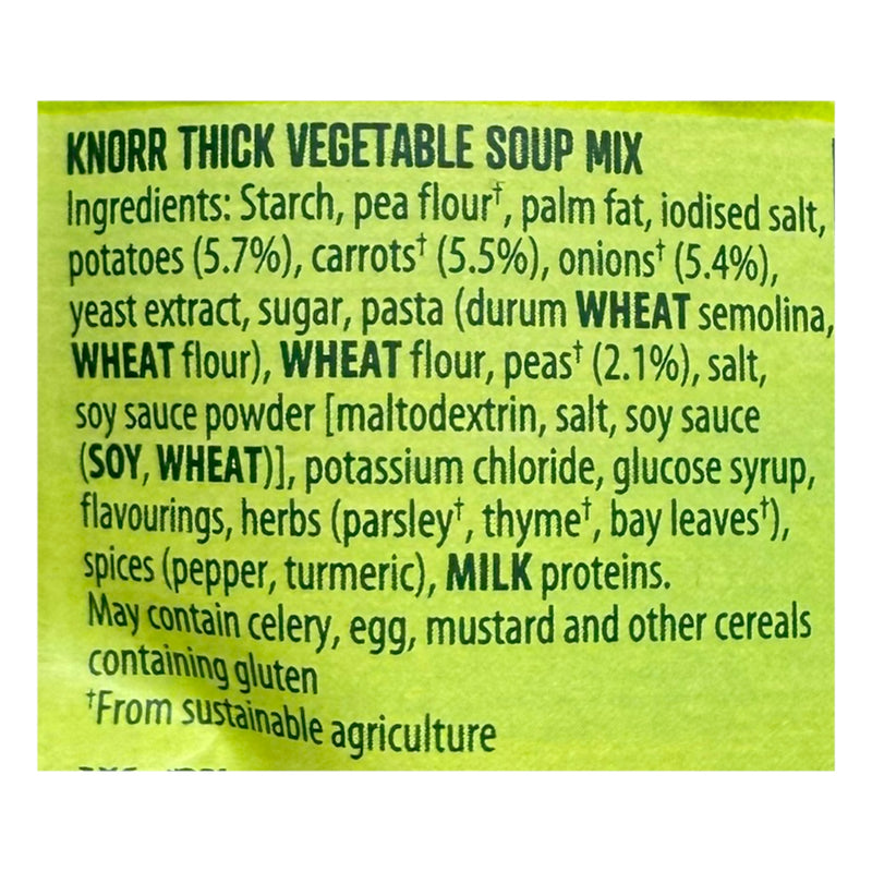 Knorr Thick Vegetable Soup 75g