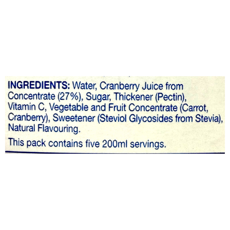 Ocean Spray Cranberry Classic Juice 1L