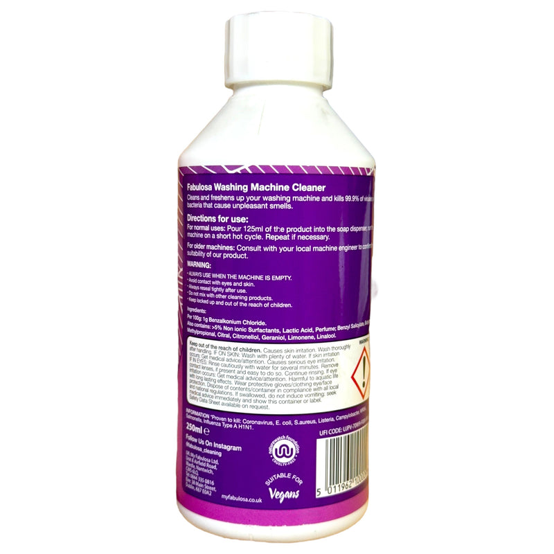 Fabulosa Washing Machine Cleaner Electrify 250ml