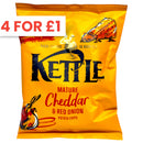 Kettle Hand Cooked Mature Cheddar & Red Onion 25g