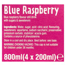 Squeeze It Blue Raspberry 4 x 200ml