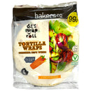 Bakersco Large Tortilla Wraps Soft White 6pk