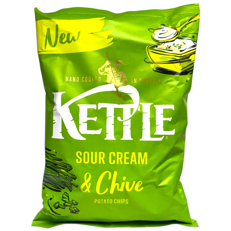 Kettle Hand Cooked Sour Cream & Chive 130g