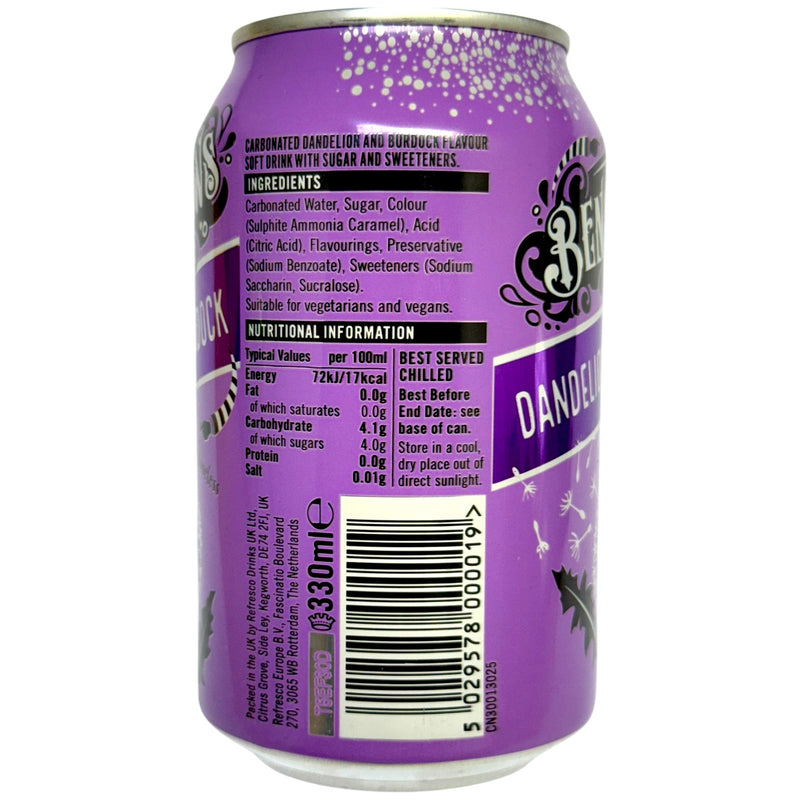 Ben Shaw’s Dandelion & Burdock 330ml