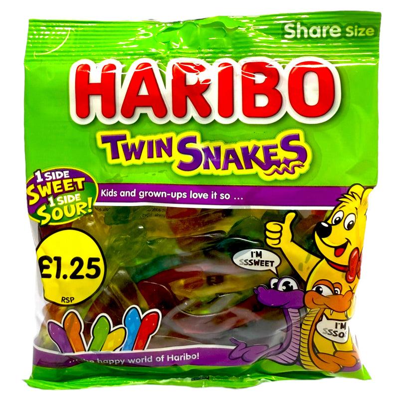 Haribo Twin Snakes 140g