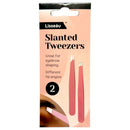 Lisseau Slanted Tweezers 2pk