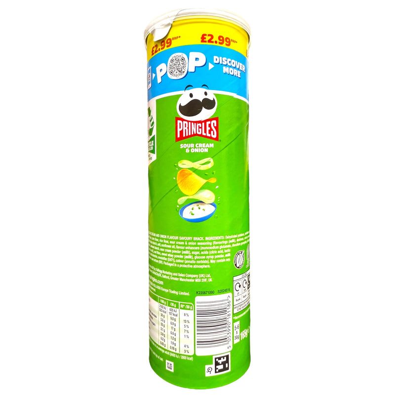 Pringles Sour Cream & Onion 165g