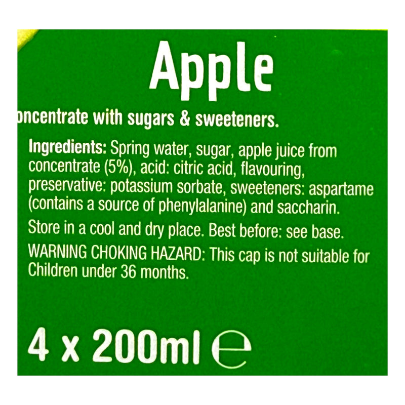 Squeeze It Apple 4 x 200ml