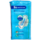 Packaged product with '3X Protection' features on a white background