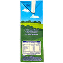 Milk carton with nutritional information on a white background