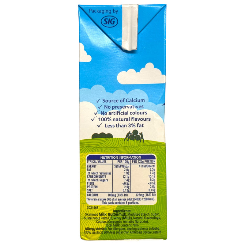 Ambrosia 30% Less Light Devon Custard 1kg