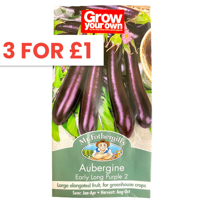 Mr Fothergills Aubergine Seeds