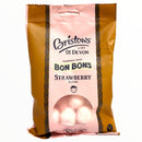 Packaging of Bristows of Devon Bon Bons Strawberry Flavour on a white background