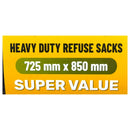 Hippo Extra Strong Bin Bags 50pk