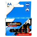 Excelltec AA Batteries 5pk