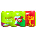 7up Zero Sugar Cherry 8pk