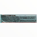Coconut ice bar packaging with ingredients and allergen information on a white background