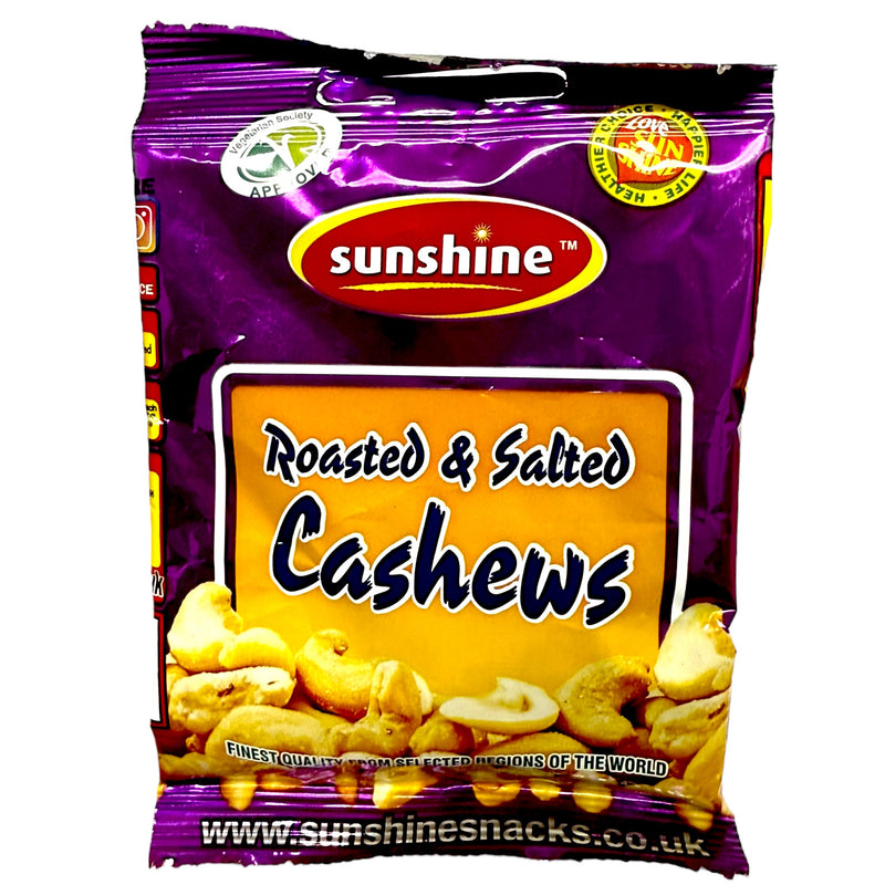 Sunshine Roasted & Salted Cashews 50g